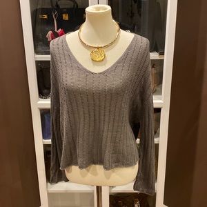 ZARA cropped sweater